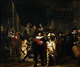 rembrandt nightwatch painting by Rembrandt